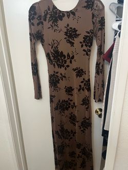Brown women’s small dress