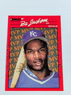 1990 Donruss Bo Jackson #BC-1 MVP Rare Error Card - No Dot "." After " INC "