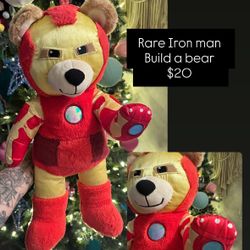 Iron Man Build A Bear (Rare) 