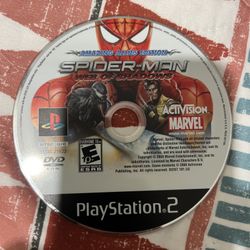 Spider Man Web Of Shadows PlayStation 2 Disc Ony