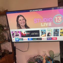 55 inch Samsung smart TV and Xbox one with controllers games