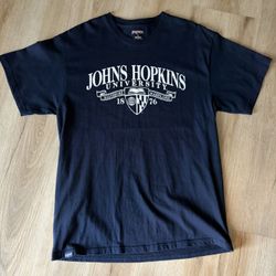 Johns Hopkins University Shirt Mens Large Blue College Jansport Graphic Tee