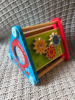 Hape wooden baby activity toy