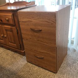 Night Stand/file Cabinet 