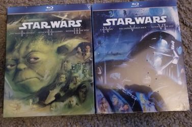 Star Wars 1 through 6