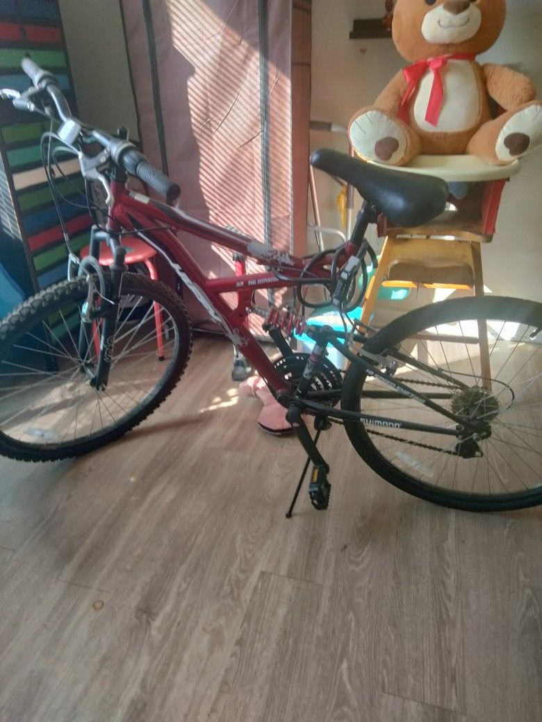 1 beach Cruiser, Single Speed, 1 Mountain Bike, 15 Speed, Both Like Brand New, $125 For Both, Locks Included, Serious Inquiries Only, Please