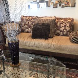 REDUCED !!! Custom Century Sofa and Pillows 