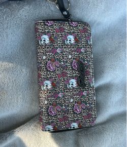 Cheetah Print Ed Hardy Wallet