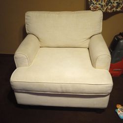 White Oversized Chair