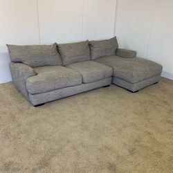 2-Piece Leighton Sectional Couch Sofa *Free Delivery*