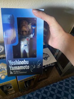 Yoshinobu Yamamoto dodgers 2026 Bobblehead last out World Series trade