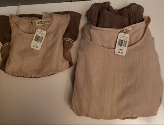Matching set Ladies Tunic L toddler dress 3t NWT