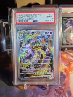 Pokemon Mewtwo VSTAR Alt Art Japanese PSA 10 VSTAR Universe