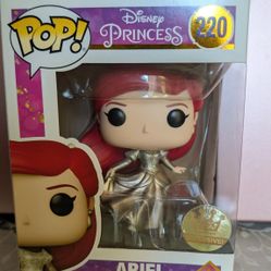 Ariel Funko Pop With Pin  Funko Exclusive 