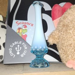 Blue Fenton Bud Vase