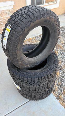 ⁠Brand New Goodyear Wrangler Territory MT Tires (Set of 4) - 275/65R18