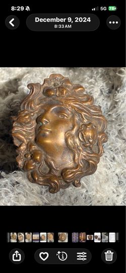 Art nouveau hat pins