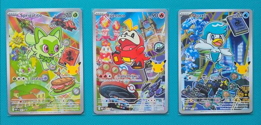 Pokemon series 3  30th celebration promo set, Read Description!