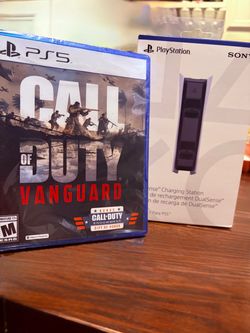 Call of duty Vanguard and Dock Charger PS5