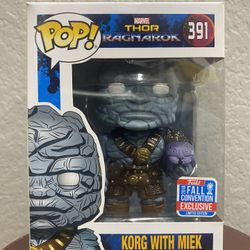 Funko Pop! Korg With Miek ( Thor Ragnarok 2018 )
