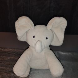 GUND Baby Animated Flappy The Elephant Stuffed Animal Plush, Gray, 12