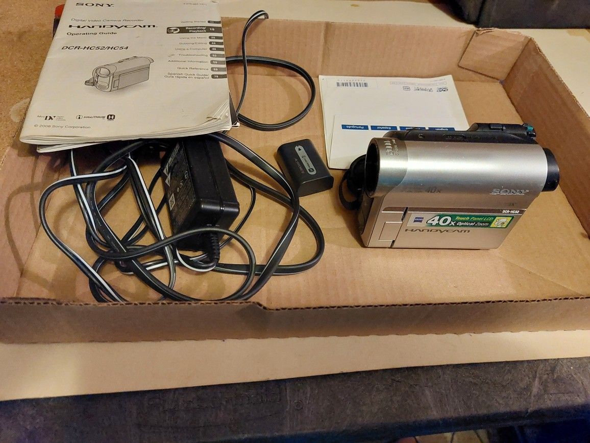 Sony HD-52 Handycam Video Camera