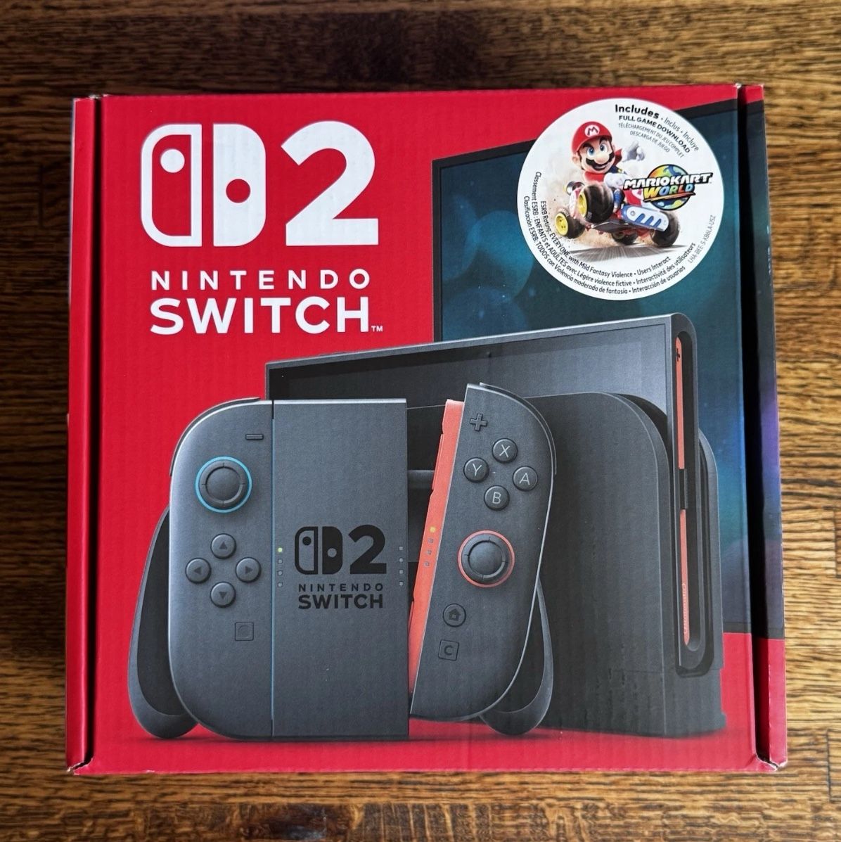 Nintendo Switch 2 Gaming Console Mario Bundle IN HAND