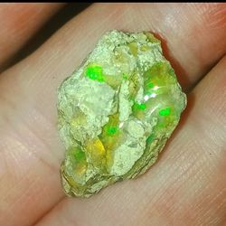 15.5ct Raw Genuine Ethiopian Fire Opal 