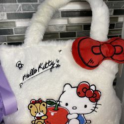 Sanrio Hello Kitty Plush Purse Handbag 
