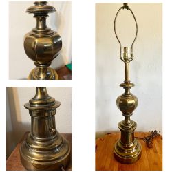 Vintage Stiffel Brass Lamp Hollywood Regency