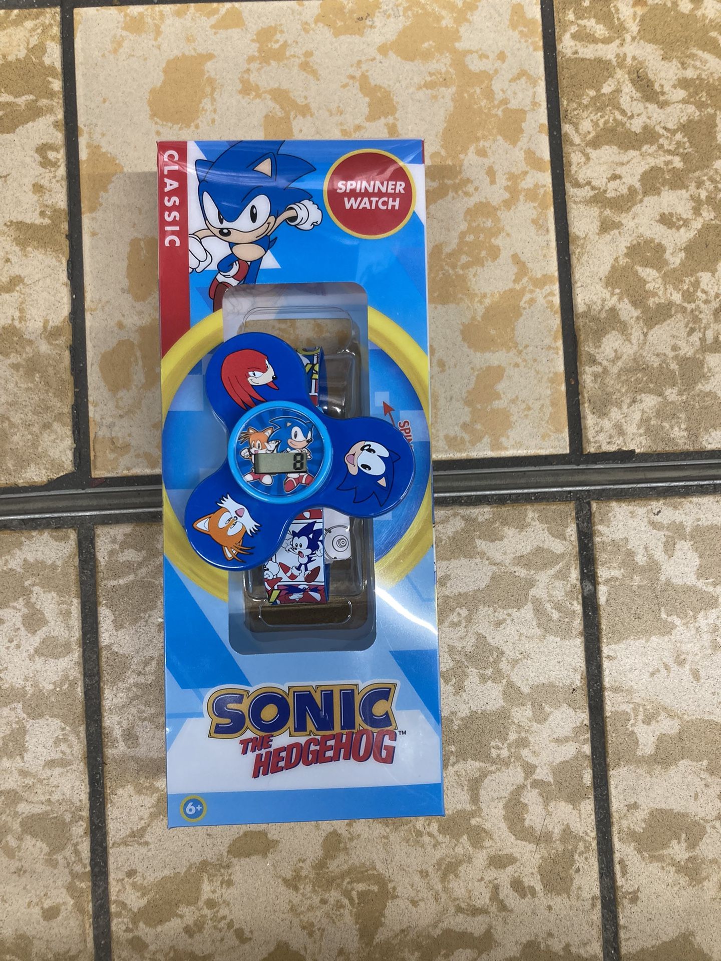 new Sonic The Hedgehog spinner Watch