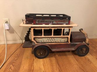 1920’s larkin & newton anchor biscuits wooden toy truck