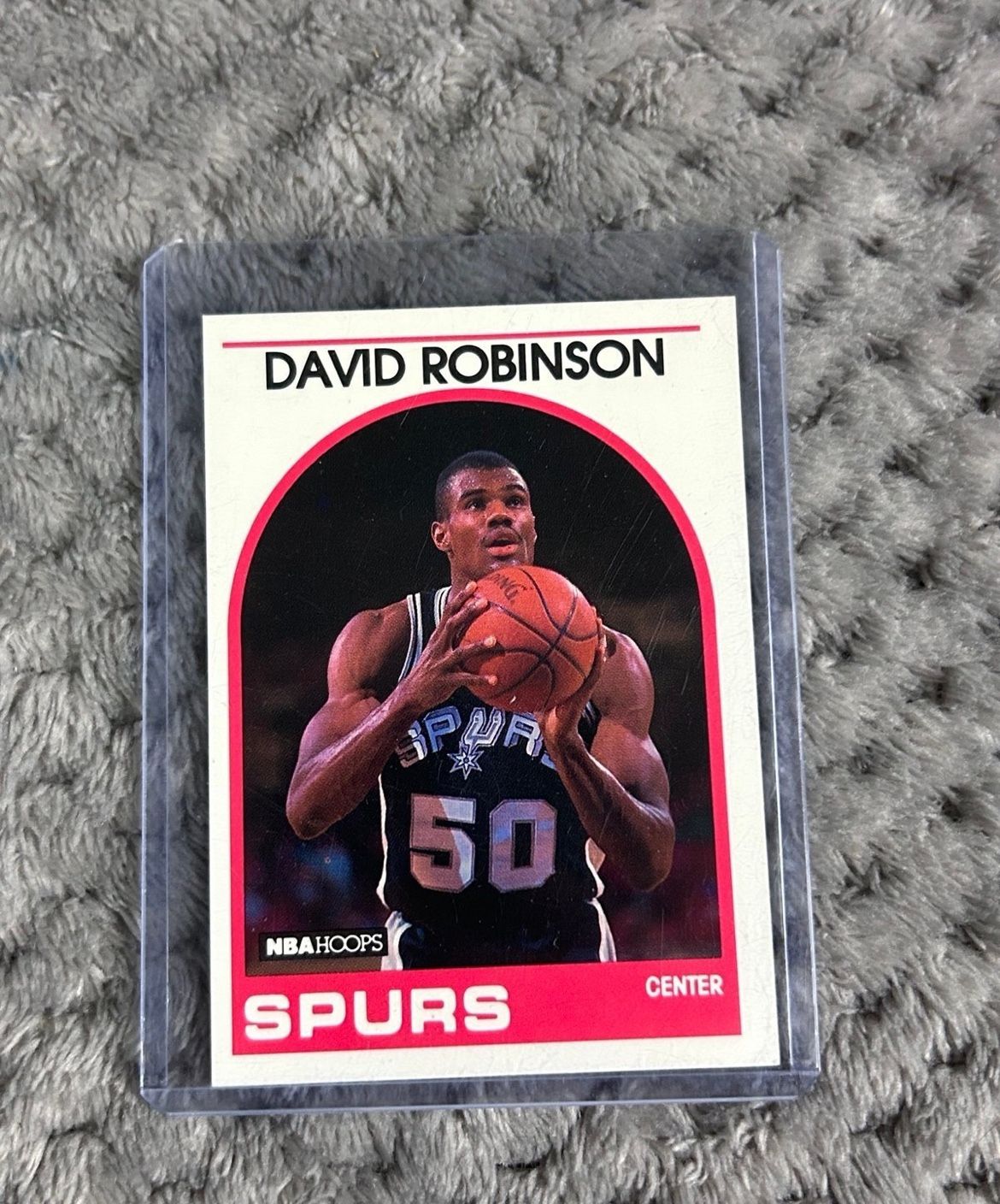 1989-90 NBA Hoops David Robinson RC Spurs Basketball