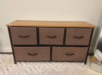 5-Drawer Fabric Storage Dresser