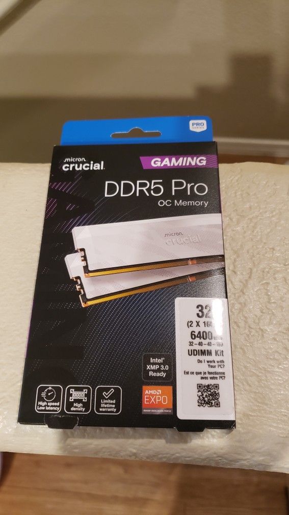 Crucial 32 GB DDR5 6400MT/s RAM