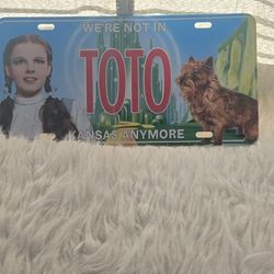 We 're not Kansas Anymore LICENSE plate NEW In PKG