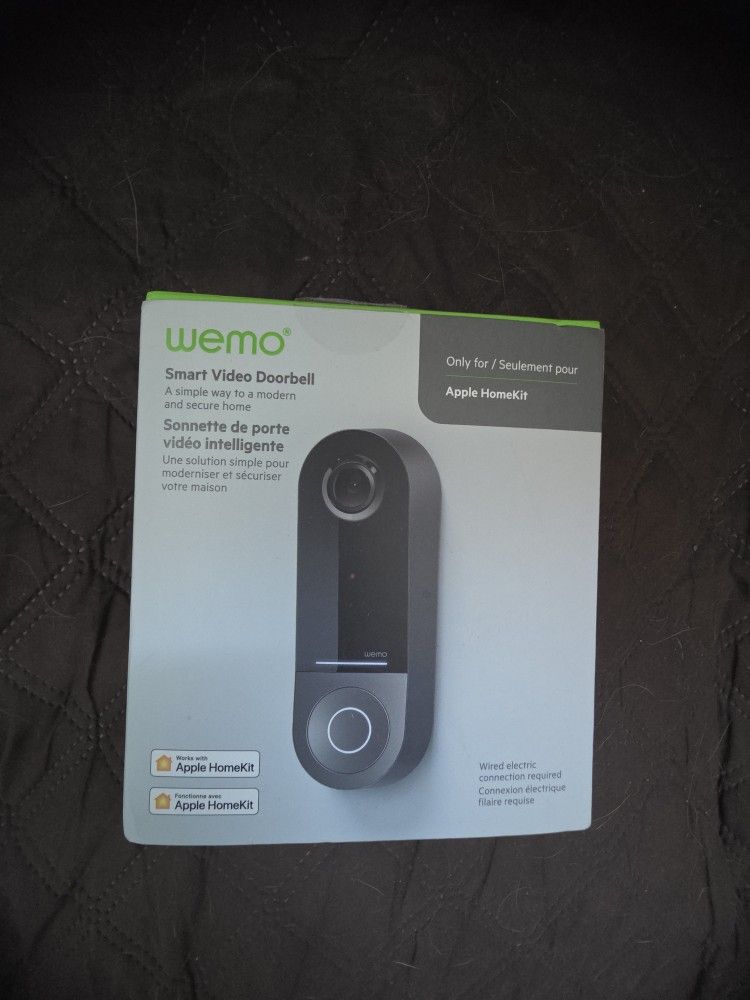 Wemo Smart Video Doorbell - Wired version