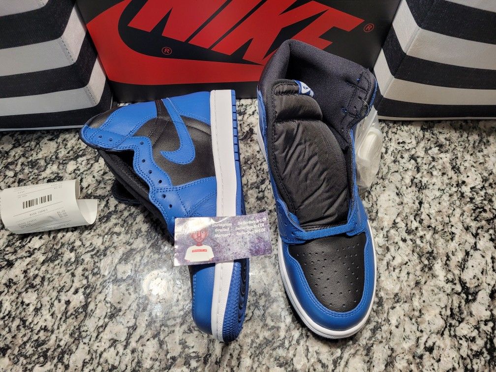 Nike Air Jordan 1 Retro Marina Blue Multiple Men Sizes With Proof Of Purchase