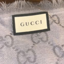 Gucci Scarf Jacquard Pattern Knitted Scarf