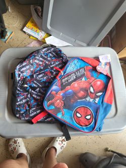 Spider man backpacks