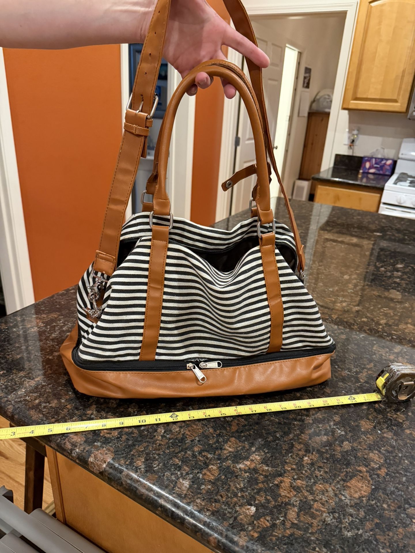 Overnight Bag With Shoe Compartment 