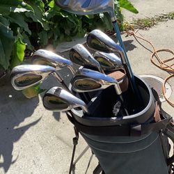 Horizon complete golf set excellent condition. Nice back very good for beginner for everybody special for beginner.