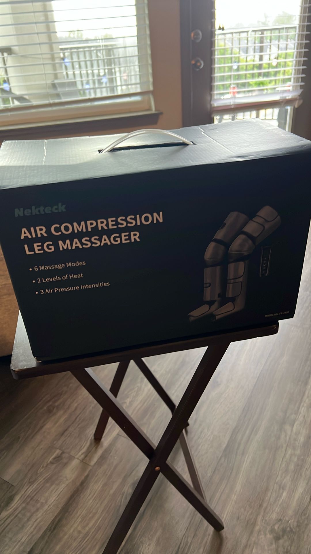 Nekteck Air Compression Leg Massager-Open box