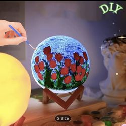 DIY 3D Space Moon Night Light Kit—5.9inch/15cm