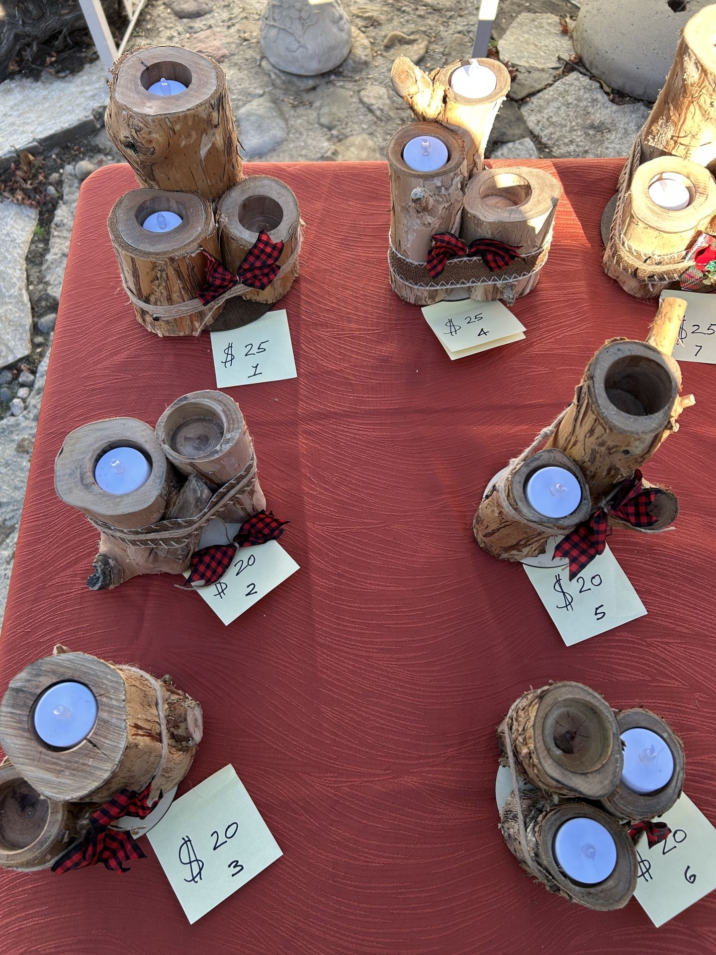 Christmas Tea Lights Candle Holders