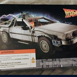 Back To The Future DeLorean Lego Set