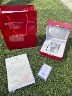 Moissanite watch