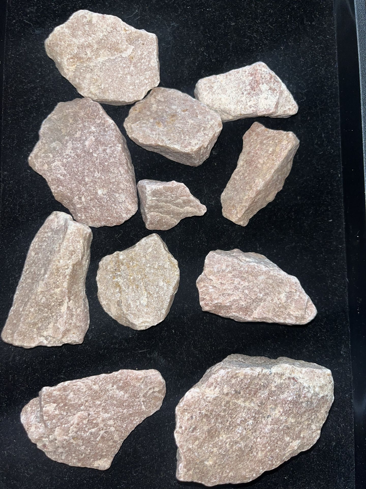 Rough/raw Pink Stones Bundle 