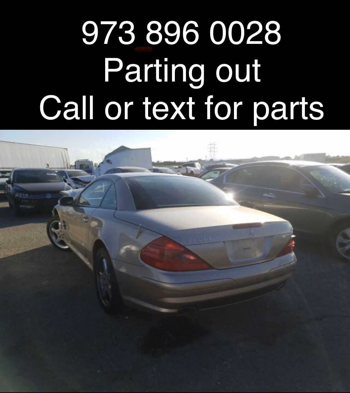 Parting out 2003 Mercedes sl500 all parts available