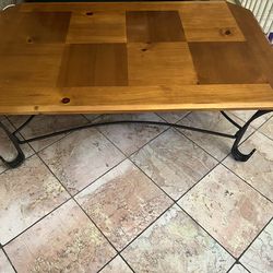 Coffee table and two small side tables